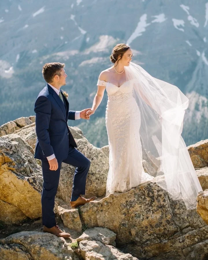 Off-Shoulder Beaded Wedding Dress Alteration